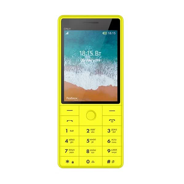 

Мобильный телефон BQ BQ-2815 Only Yellow, BQ-2815 Only