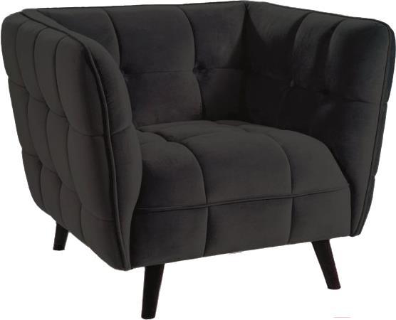 

Кресло Signal CASTELLO VELVET 1 Bluvel19 черный, CASTELLO VELVET 1 Bluvel19