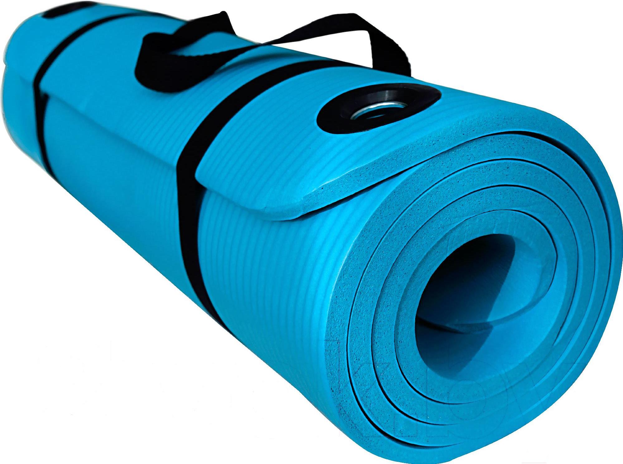 

Коврик для йоги и фитнеса Sundays Fitness IR97506 (голубой), IR97506