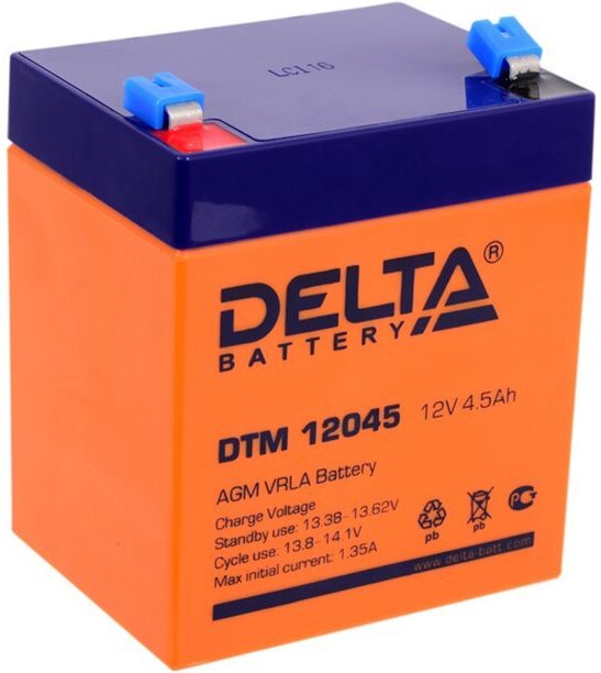 

Аккумулятор для ИБП Delta DTM 12045