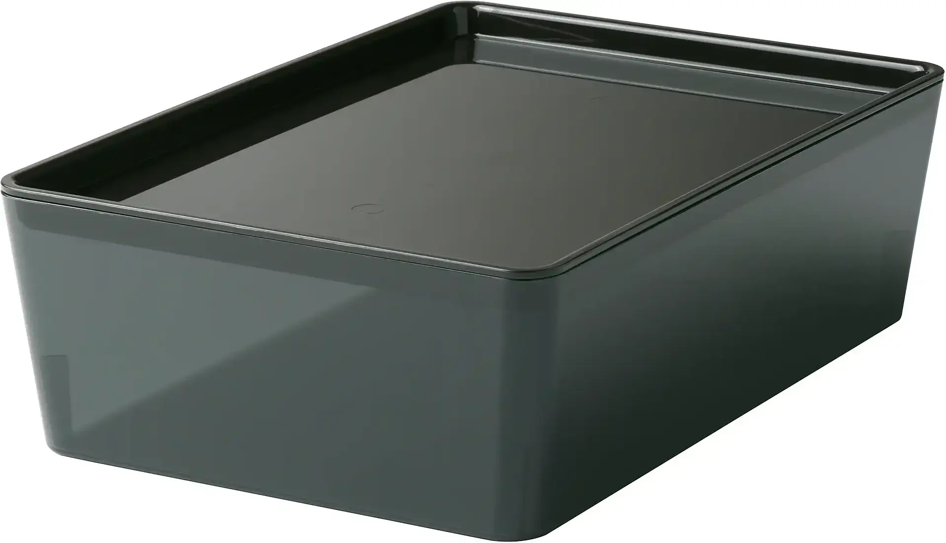 

Контейнер для хранения Ikea Куггис прозрачный/черный (305.140.36)