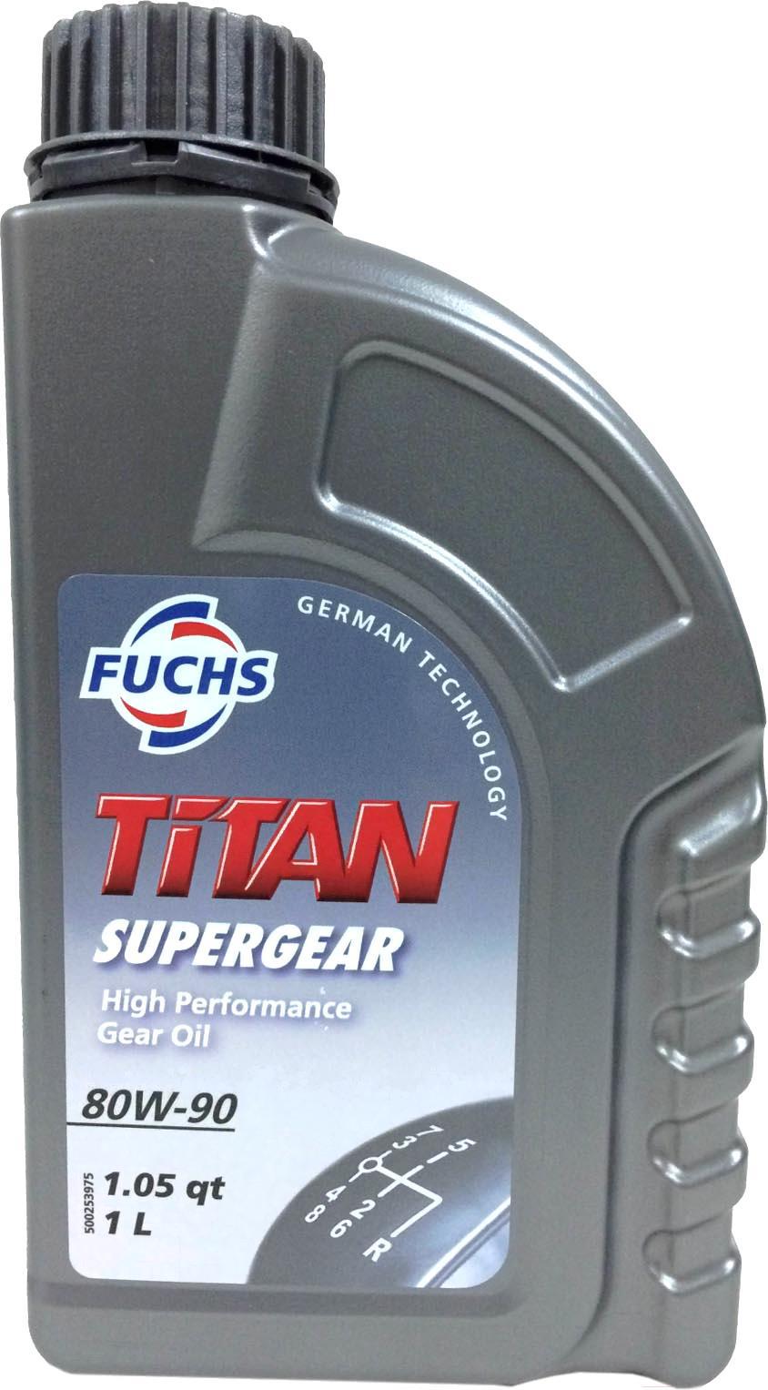 

Трансмиссионное масло Fuchs Titan Supergear MC 80W90 1л [601426704], Titan Supergear MC 80W90 1л
