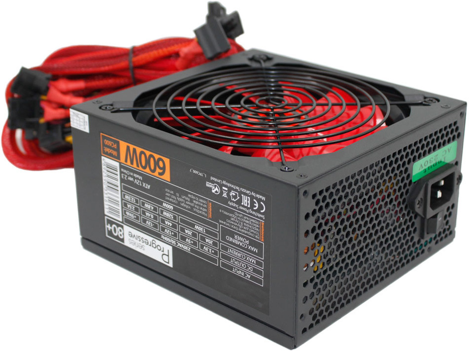 

Блок питания Ginzzu PC600, Блок питания Ginzzu PC600 600W