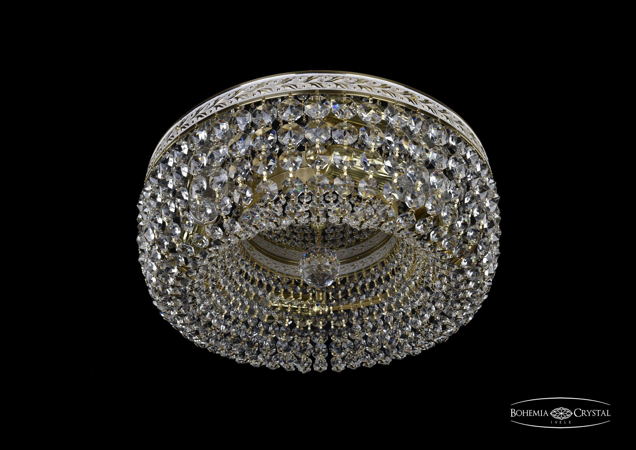 

Люстра на штанге Bohemia Ivele Crystal 19031/35IV GW