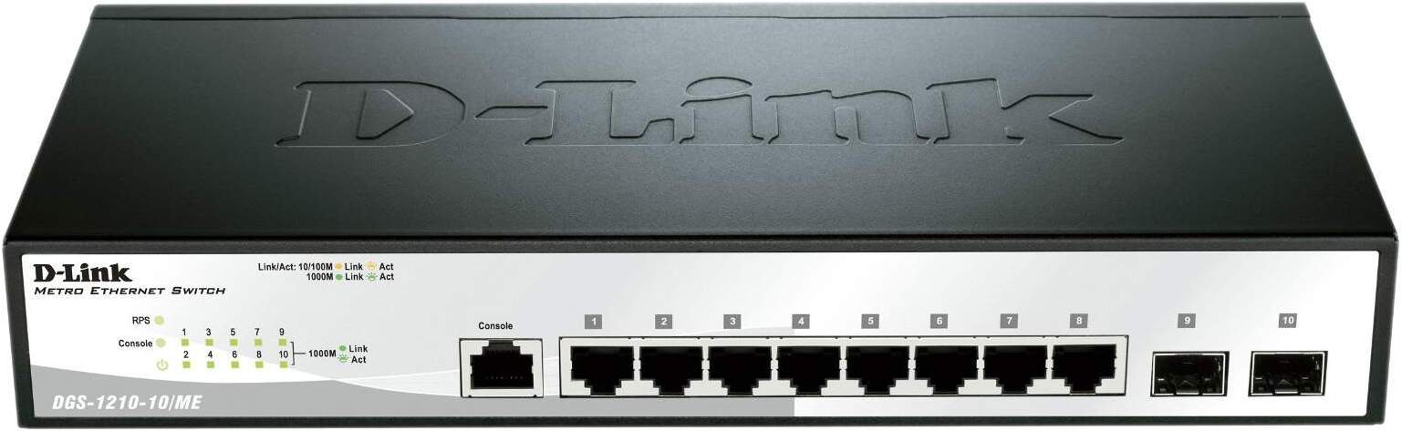 

Коммутатор D-Link DGS-1210-10/ME, Коммутатор D-Link DGS-1210-10/ME/A1A