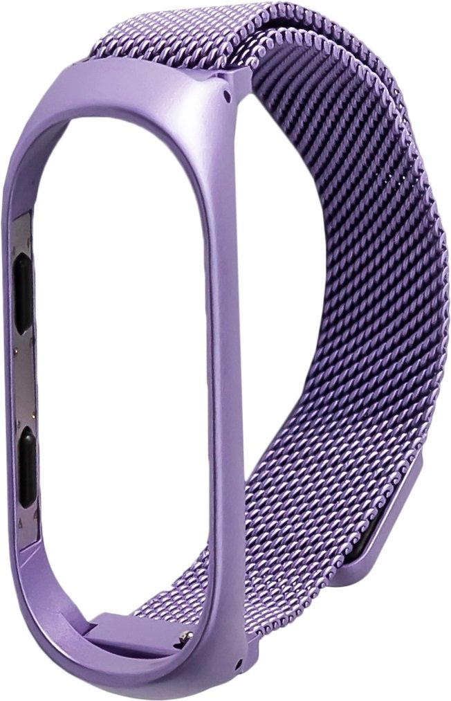

Сменный ремешок Xiaomi для Mi Band 3 milanese лавандовый [4022], для Mi Band 3 milanese