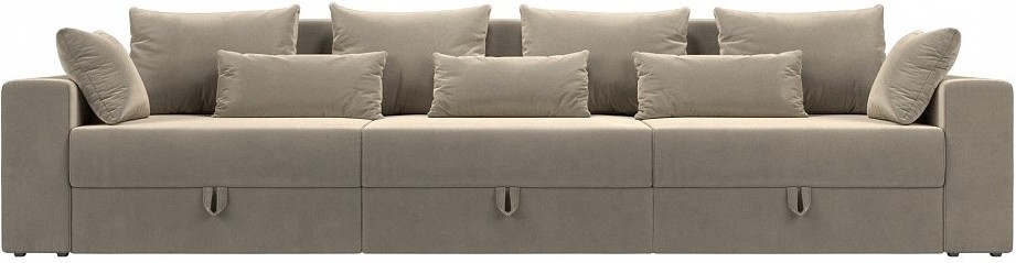 

Диван Mebelico Мэдисон Long микровельвет бежевый [59100/59202], Диван Mebelico Мэдисон Long 69 микровельвет 28862 бежевый