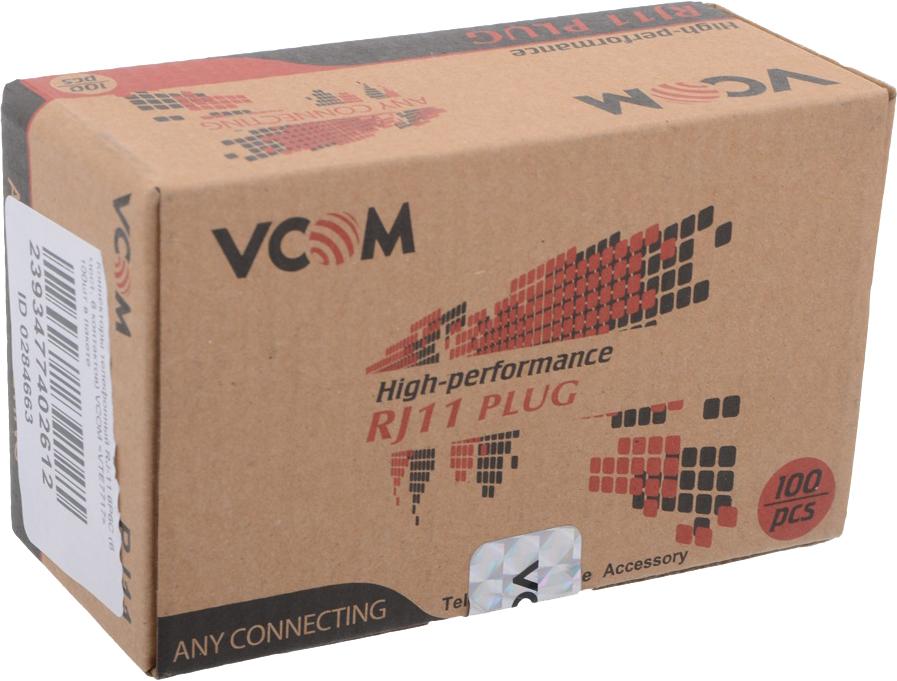 

Коннектор для интернет-кабеля Vcom VTE7716 100 шт, VTE7716 100 шт