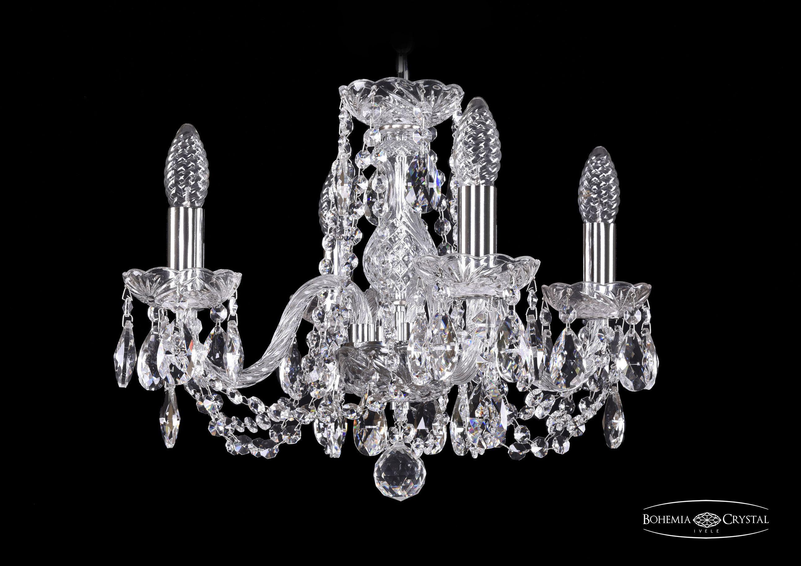 

Подвесная люстра Bohemia Ivele Crystal 1402/4/141/Ni