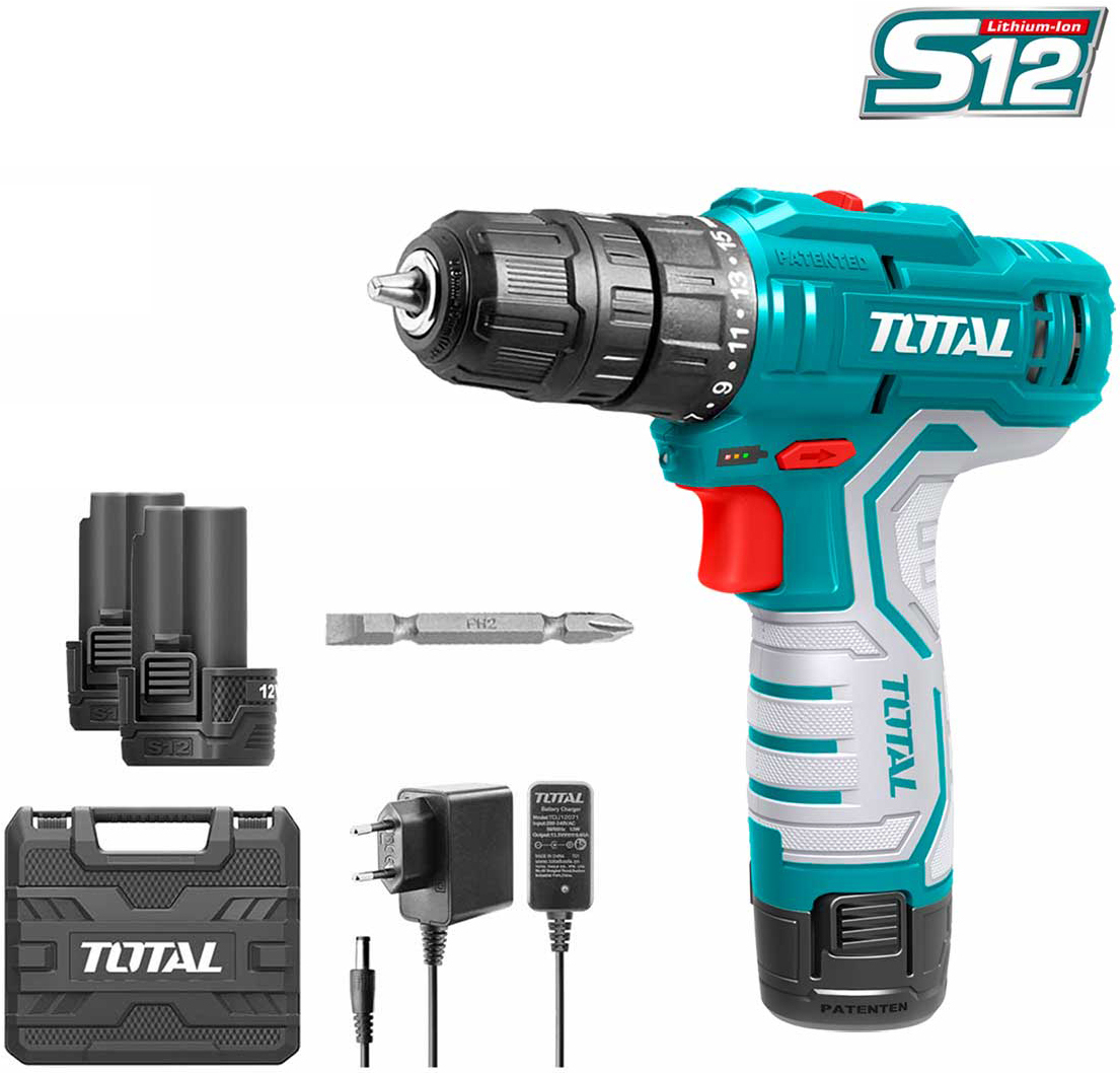 

Дрель-шуруповерт Total TDLI12325