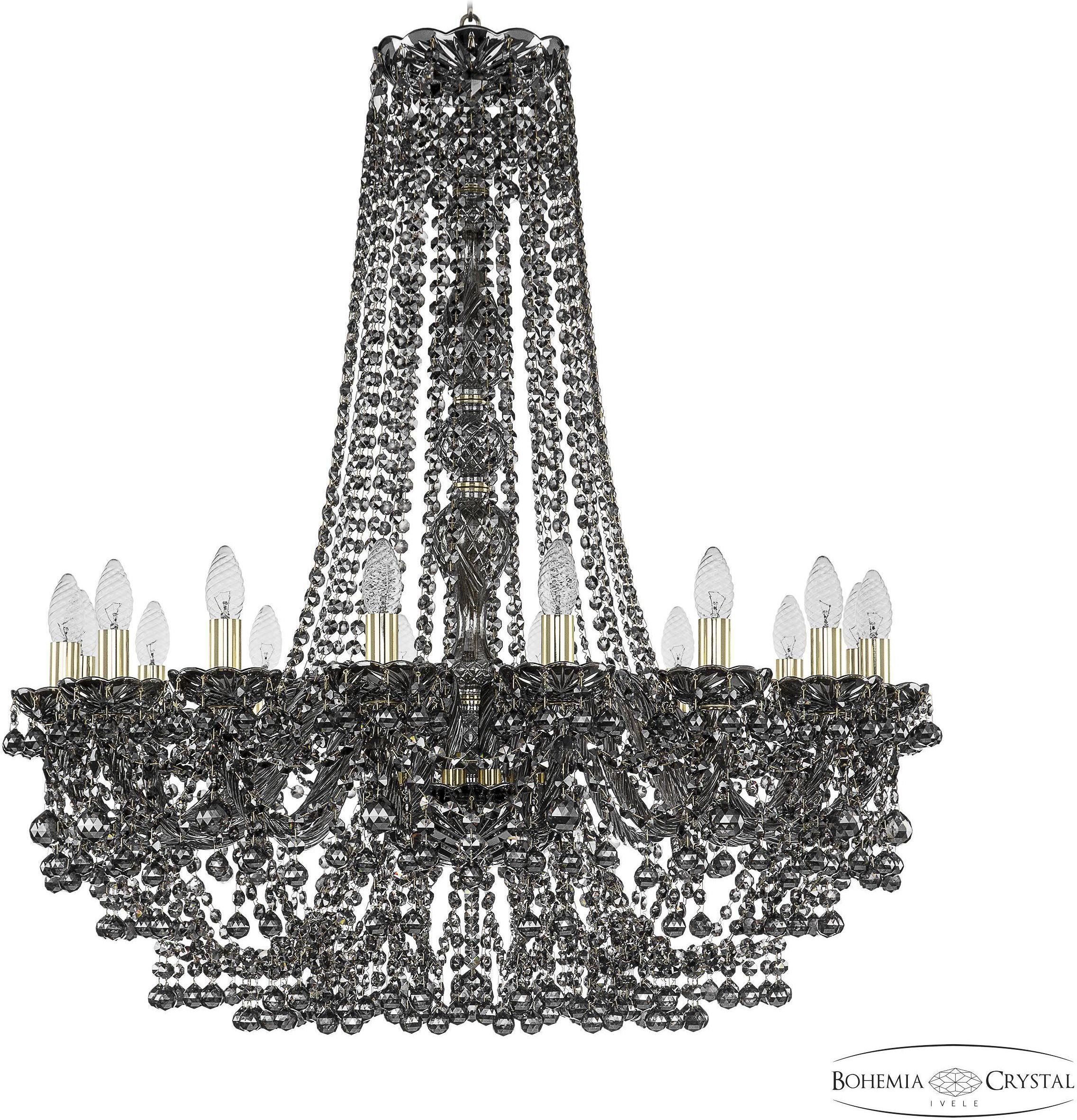 

Подвесная люстра Bohemia Ivele Crystal 1409/16/300/h-96 G M781