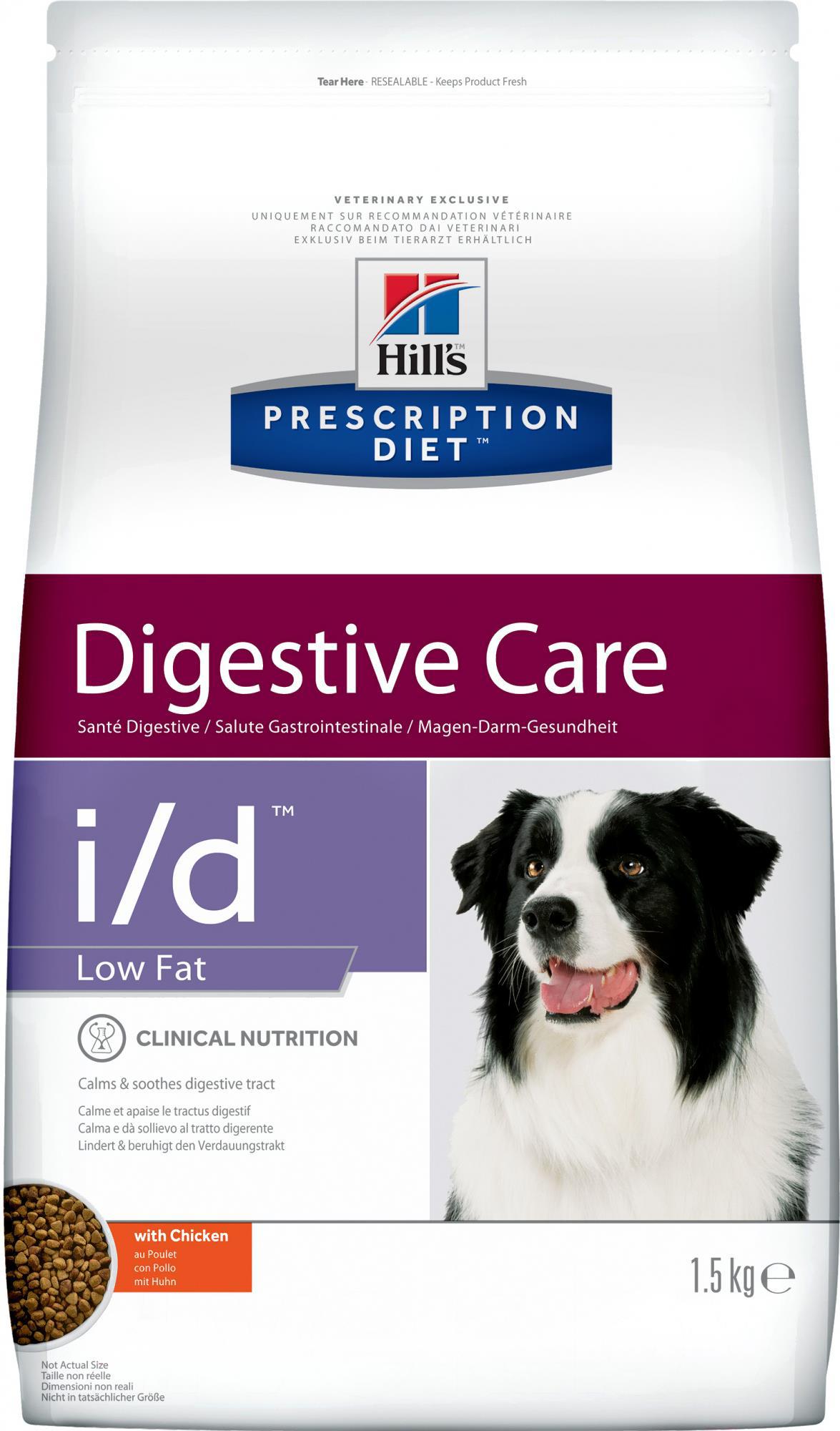 

Корм для собак Hill's Prescription Diet Digestive Care i/d Low Fat 1.5кг, Prescription Diet Digestive Care i/d Low Fat 1.5кг