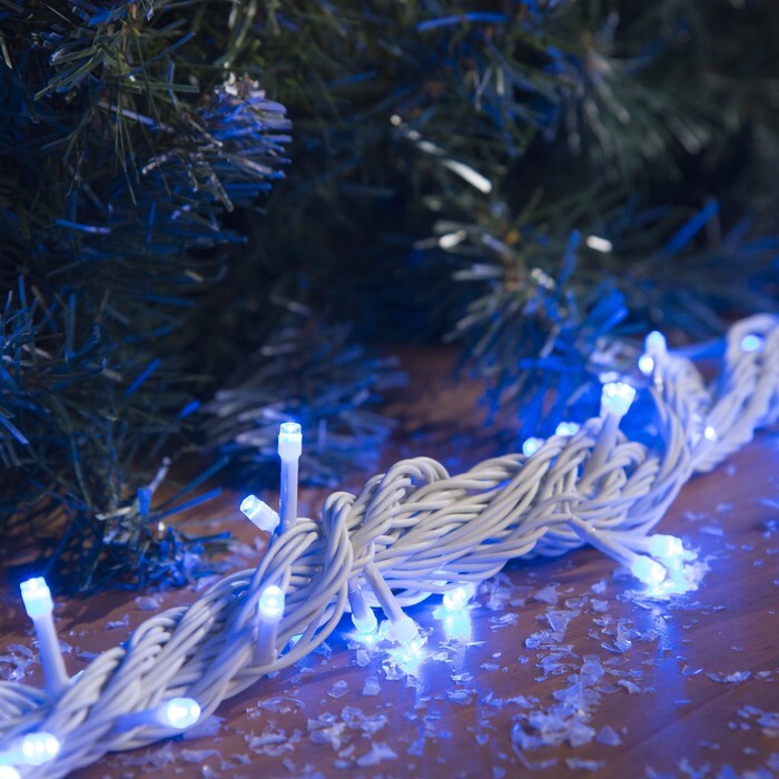 

Новогодняя гирлянда Luazon Нить 100 LED 10м синий [1080033], Новогодняя гирлянда Luazon Нить 100 LED 10м 1080033 синий