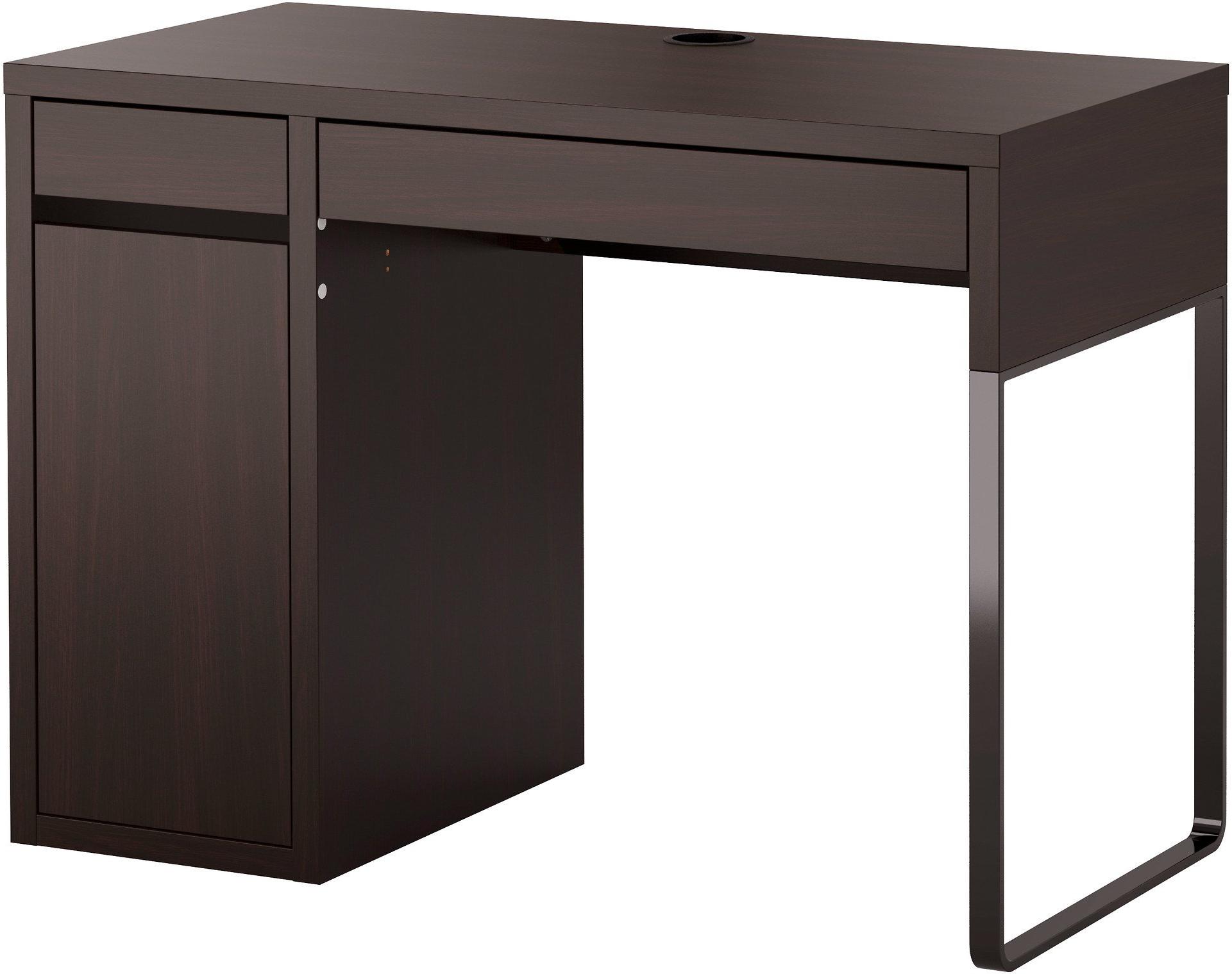 

Письменный стол Ikea Микке (черный/коричневый) [203.739.18], Микке