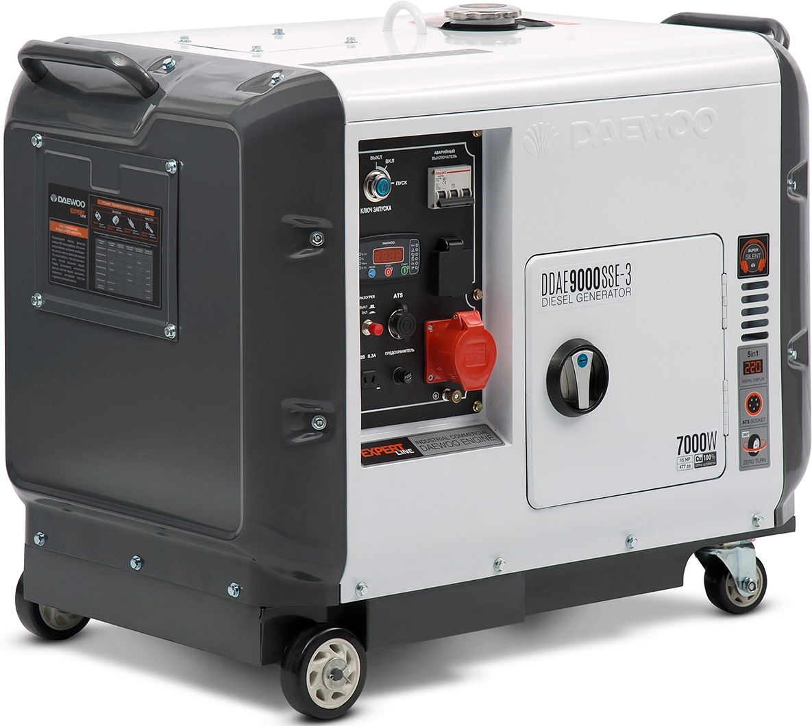 

Дизельный генератор Daewoo Power DDAE 9000SSE-3