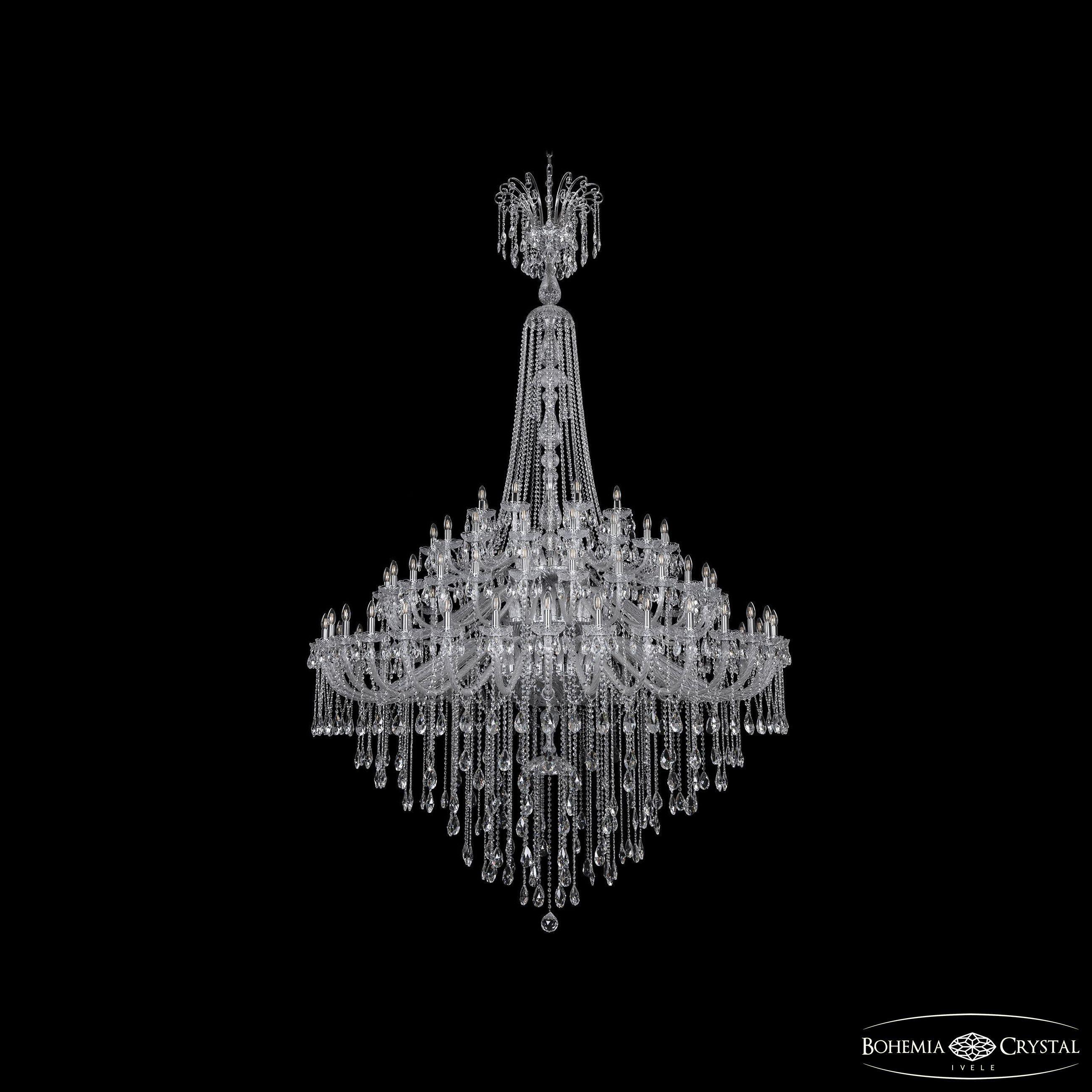 

Подвесная люстра Bohemia Ivele Crystal 1415/32+24+16+8/700/XL-320/3d G