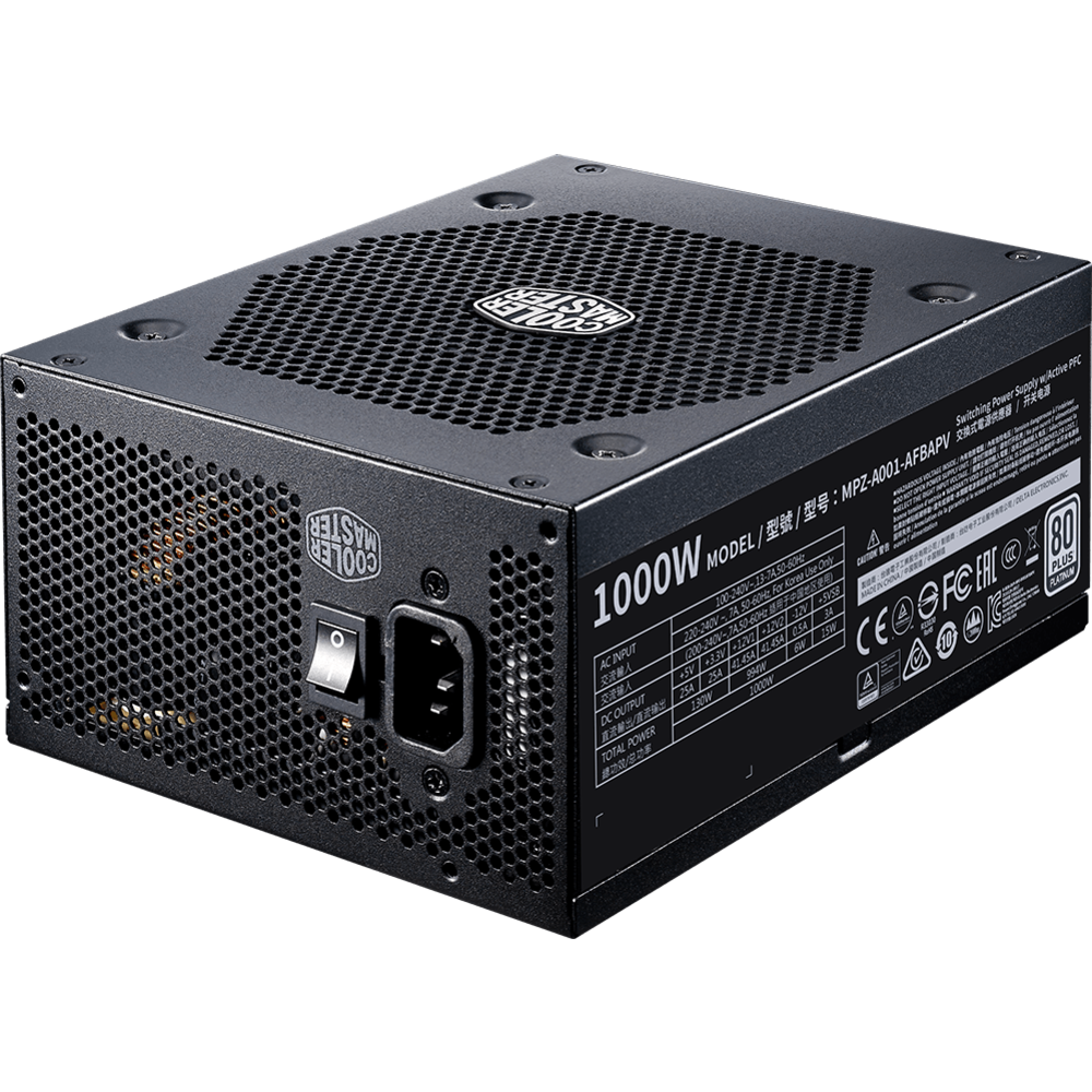 

Блок питания Cooler Master V1000 Platinum [MPZ-A001-AFBAPV-EU], V1000 Platinum