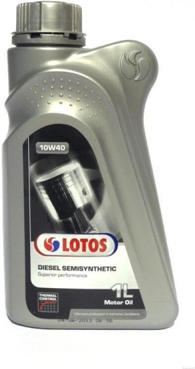 

Моторное масло Lotos DIESEL SEMISYNTETIC CF 10W40 1л