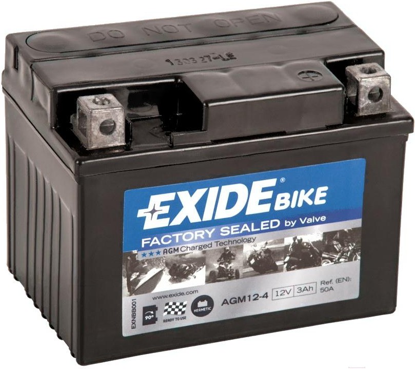 

Аккумулятор Exide AGM12-4 3 А/ч