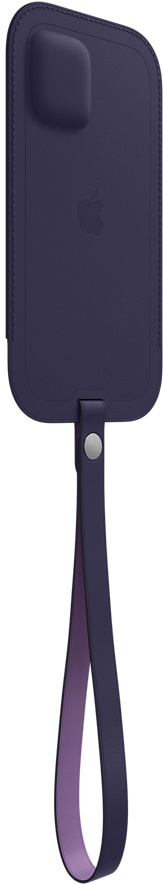 

Чехол для телефона Apple iPhone 12 mini Leather Sleeve with MagSafe Deep Violet [MK093], Чехол для телефона Apple iPhone 12 mini Leather Sleeve with MagSafe MK093 Deep Violet