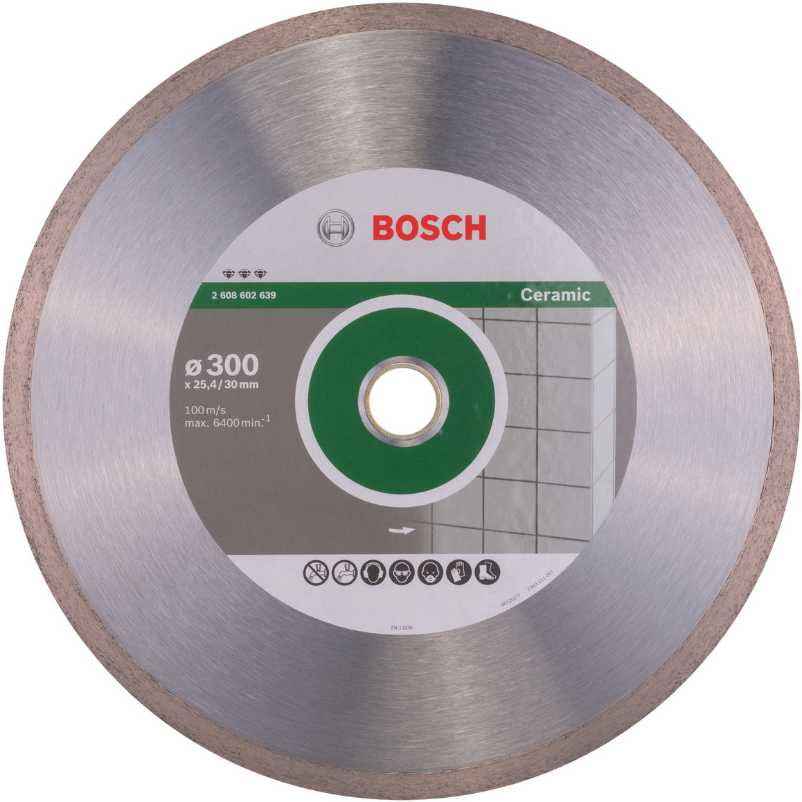 

Алмазный диск Bosch 300х25.4/30 мм Best for Ceramic [2.608.602.639], Алмазный диск Bosch 300х25.4/30 мм Best for Ceramic 2.608.602.639