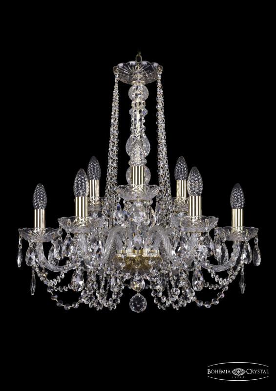 

Подвесная люстра Bohemia Ivele Crystal 1402/6+3/195/h-58/G