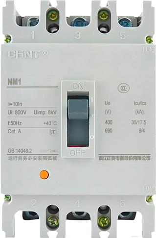 

Выключатель Chint NM1-250S 3P 160А 25kА, NM1-250S 3P 160А 25kА