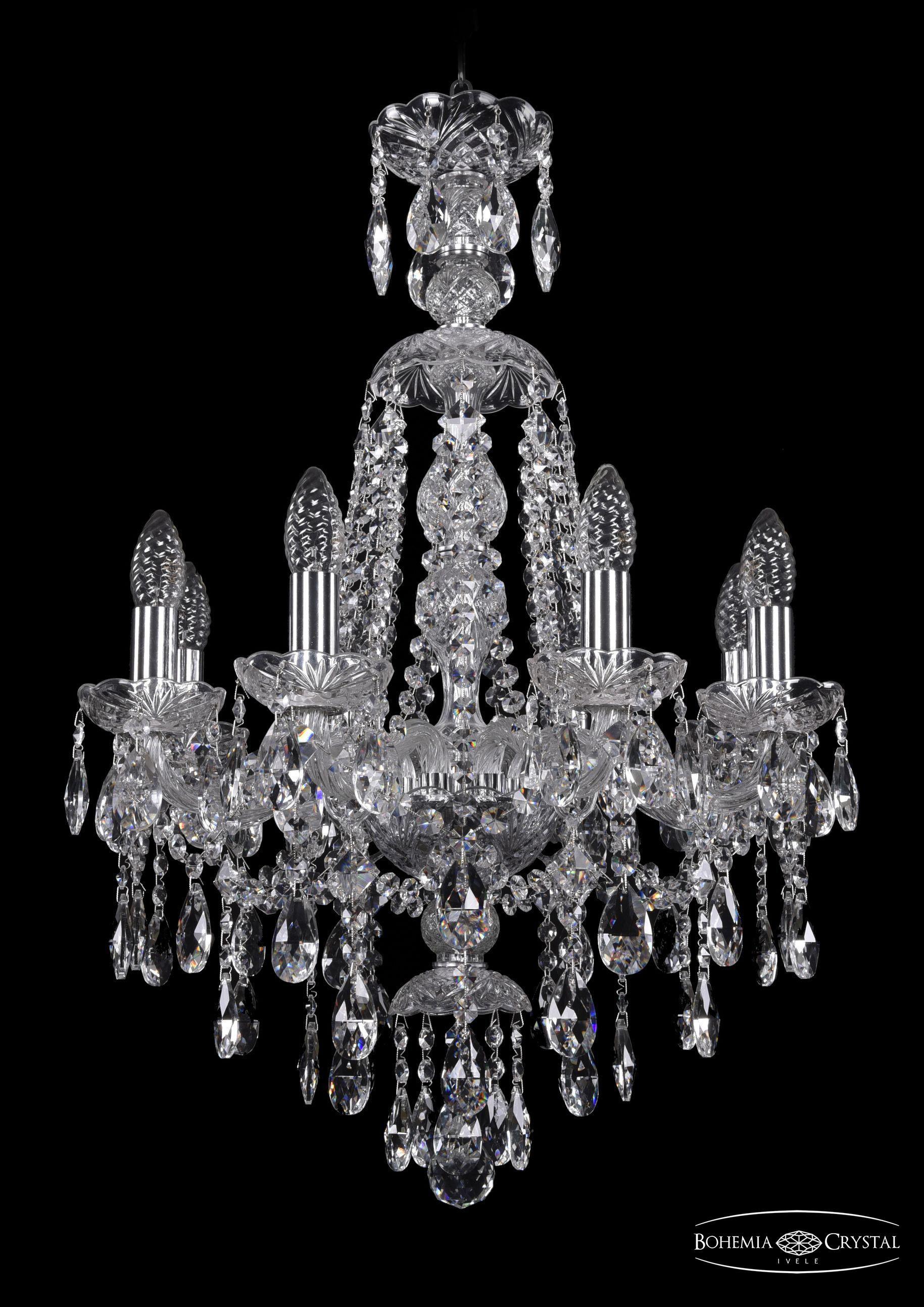 

Подвесная люстра Bohemia Ivele Crystal 1415/8/165/XL-70/Ni