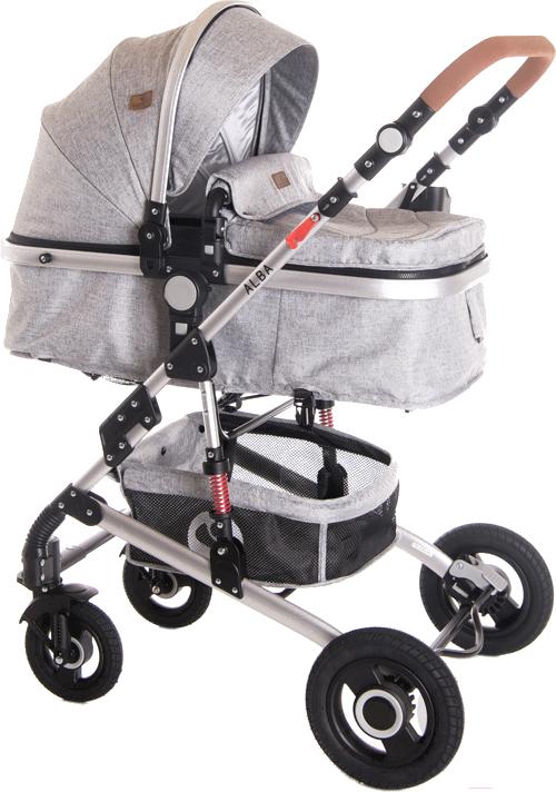 

Детская коляска Lorelli Alba 3в1 Light Grey [10021472061], Alba 3в1