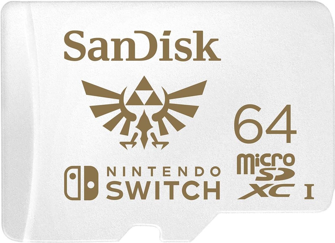 

Карта памяти SanDisk 64GB microSDXC Class 10 UHS-I A1 C10 V30 U3 for Nintendo Switch 100MB/s [SDSQXAT-064G-GNCZN], Карта памяти SanDisk For Nintendo Switch microSDXC 64GB (SDSQXAT-064G-GNCZN)