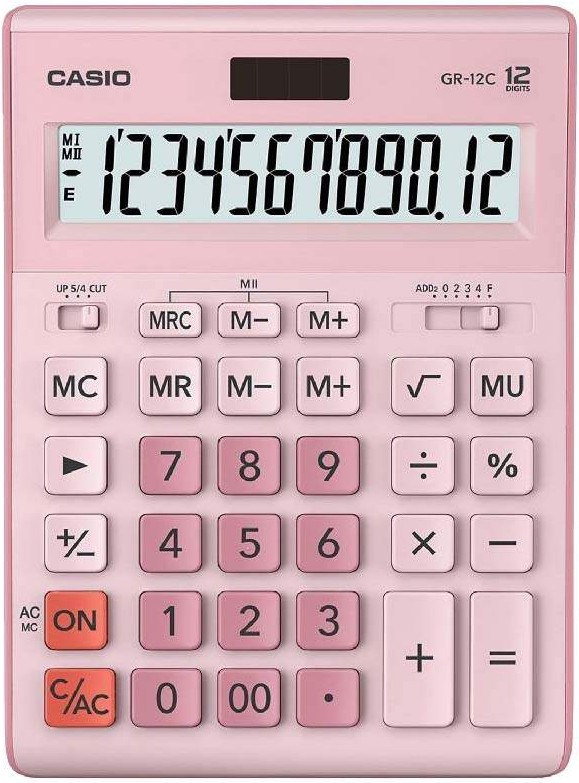 

Калькулятор Casio GR-12C-PK розовый [GR-12C-PK-W-EP], Калькулятор Casio GR-12C-PK GR-12C-PK-W-EP розовый