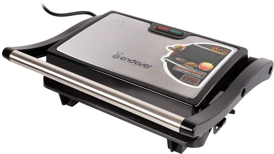 

Электрогриль Endever Grillmaster 114 серебристый