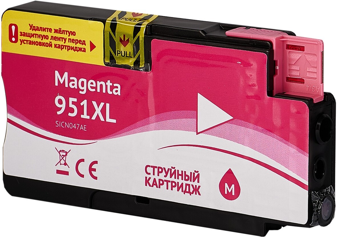 

Картридж струйный Sakura Printing CN047AE аналог №951XL Magenta (SICN047AE)