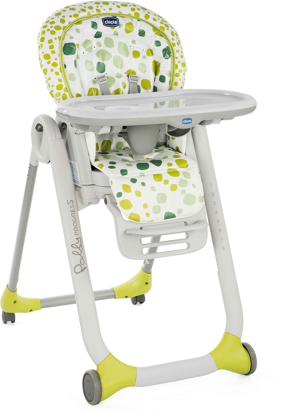 

Стульчик для кормления Chicco POLLY Progres5 Kiwi [07079336360000], Стульчик для кормления Chicco POLLY Progres5 Kiwi