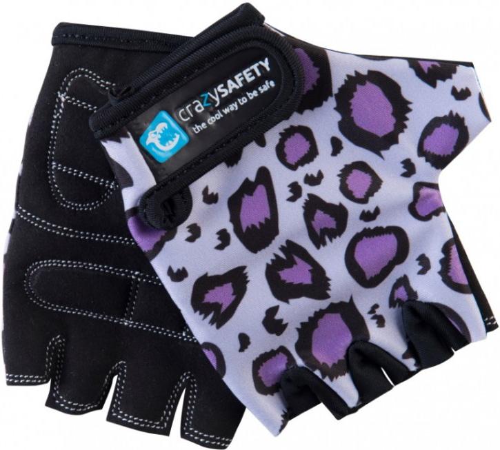 

Перчатки велосипедные Crazy Safety Purple Leopard [540170-20], Purple Leopard