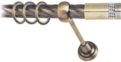 

Карниз Lm Decor Имидж 116 1р витой 3.2м антик, Имидж 116 1р витой 16мм 3.2м