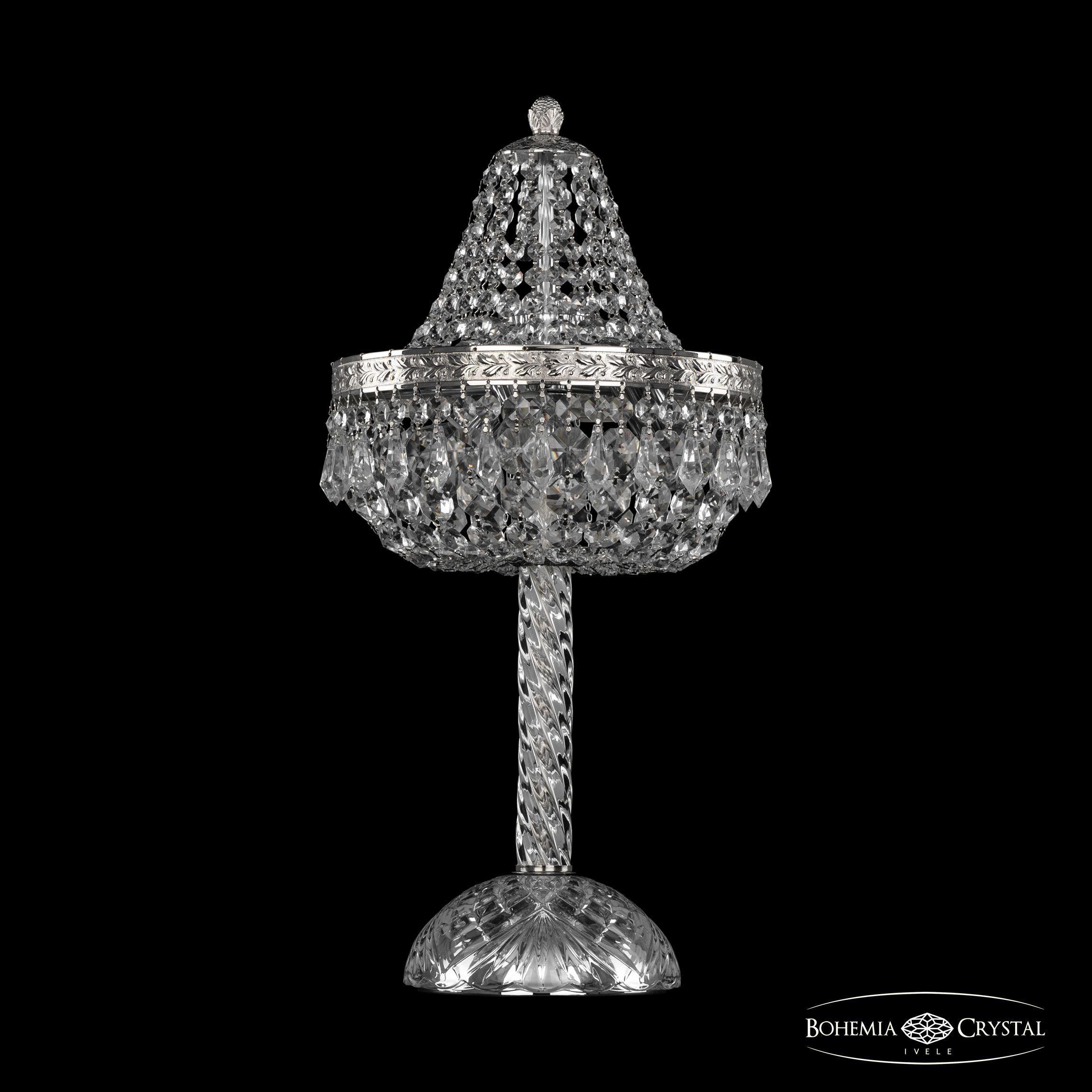 

Настольная лампа Bohemia Ivele Crystal 19011L4/H/25IV Ni
