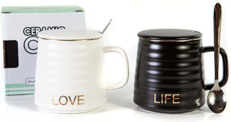 

Кружка с ложкой monAmi MUG-323, Кружка с ложкой MonAmi MUG-323 400мл