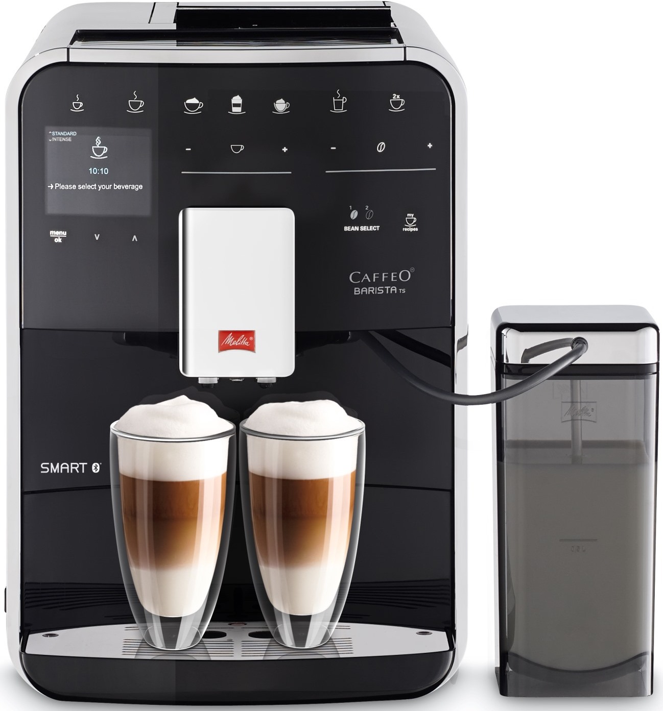 

Кофемашина Melitta Caffeo Barista TS Smart Black [F 850-102], Эспрессо кофемашина Melitta Barista TS Smart F85/0-102