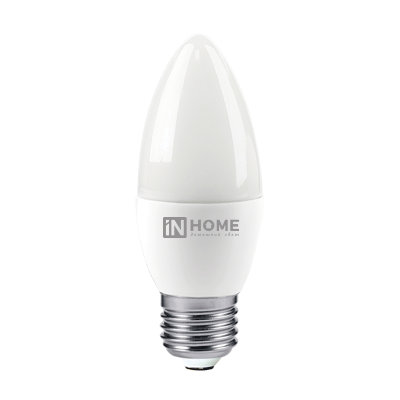 

Светодиодная лампа In Home LED-СВЕЧА-VC Е27 6W 230V 4000К 480Lm [4690612020419], Светодиодная лампочка In Home LED-СВЕЧА-VC Е27 6W 230V 4000К 480Lm 4690612020419