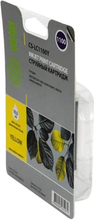 

Картридж Cactus CS-LC1100Y Brother DCP-385c/6690cw/MFC-990/5890/5895/6490 Yellow, CS-LC1100Y Brother DCP-385c/6690cw/MFC-990/5890/5895/6490