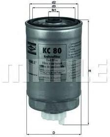 

Фильтр топливный Knecht/Mahle KC80