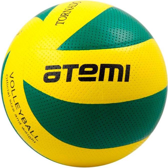 

Волейбольный мяч Atemi Tornado PVC Yellow/Green, Tornado PVC