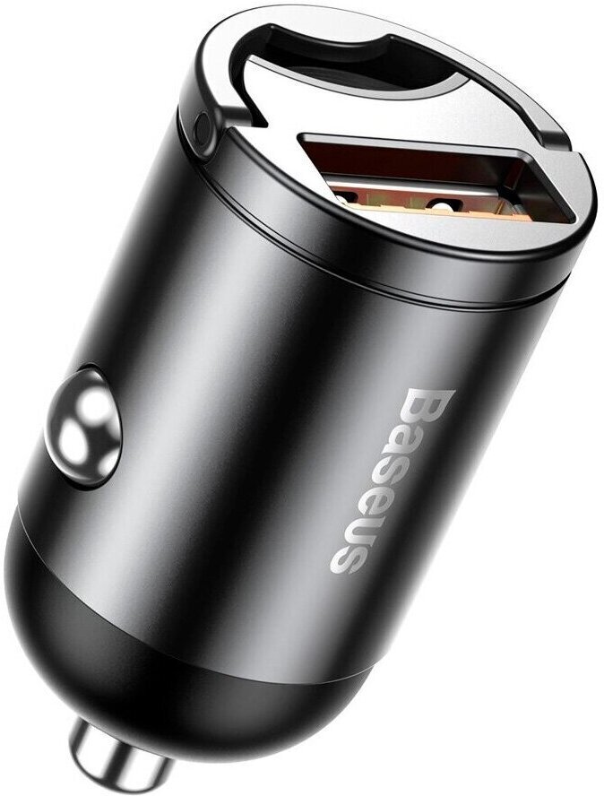 

Автомобильное зарядное устройство Baseus VCHX-A0G Tiny Star Mini USB 30W Gray, Автомобильное зарядное устройство Baseus VCHX-A0G Tiny Star Mini USB 30W Gray (Baseus Tiny Star Mini Quick Charge Car Charger USB Port 30W Gray (VCHX-A0G))