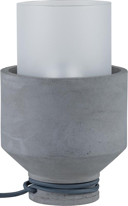 

Paulmann Heliu Tischl max1x20W Grau/Sat Beton/Gl [79619], Настольная лампа Paulmann Heliu Tischl max1x20W Grau/Sat Beton/Gl 79619
