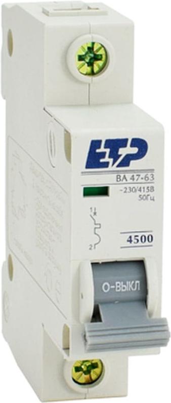 

Выключатель нагрузки ETP BA 47-63 1P 20A (B)