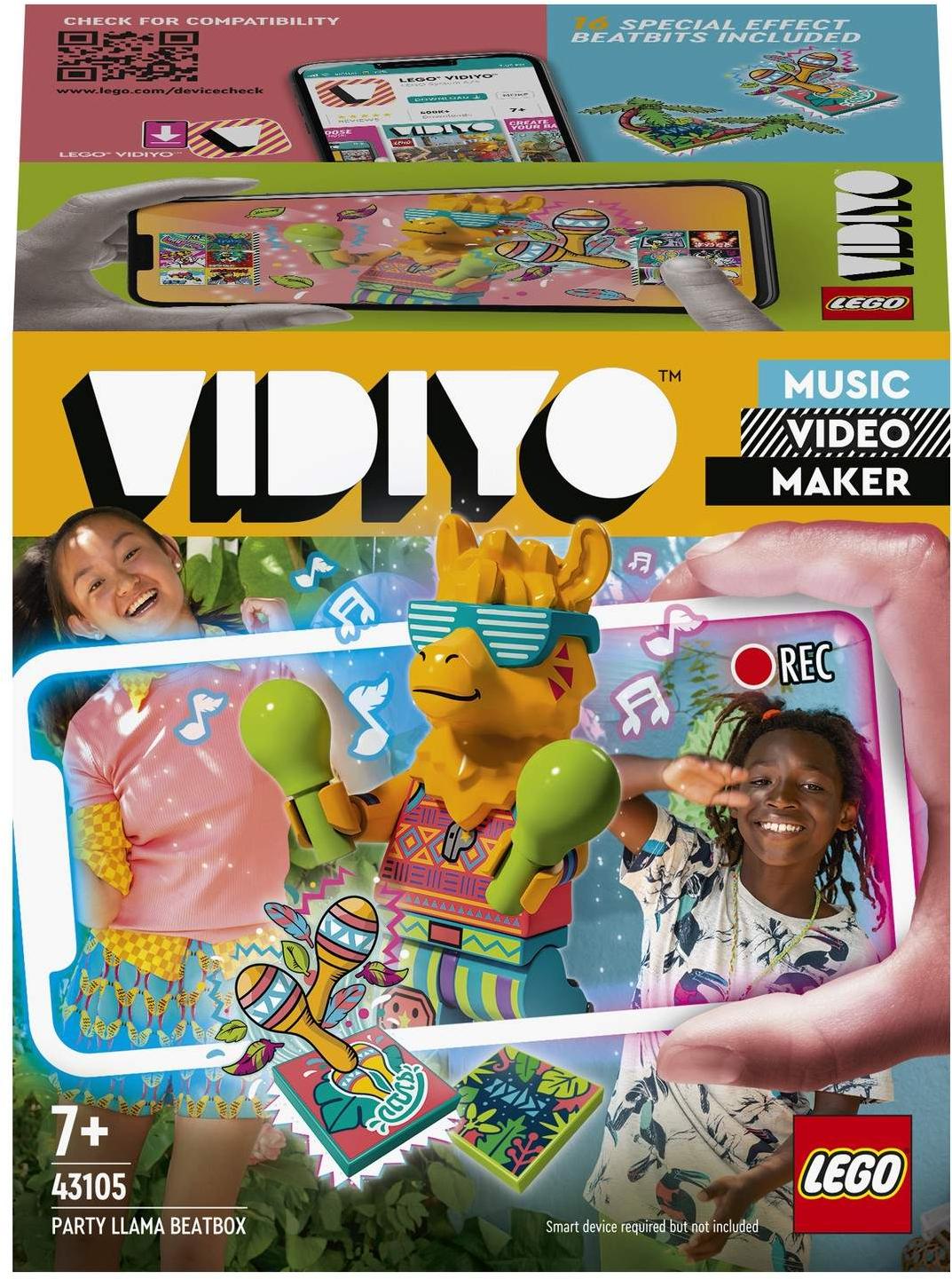 

Конструктор LEGO VIDIYO Фигурка Битбокс Любителя вечеринок Л.Л.А.М.А [43105], VIDIYO Фигурка Битбокс Любителя вечеринок Л.Л.А.М.А
