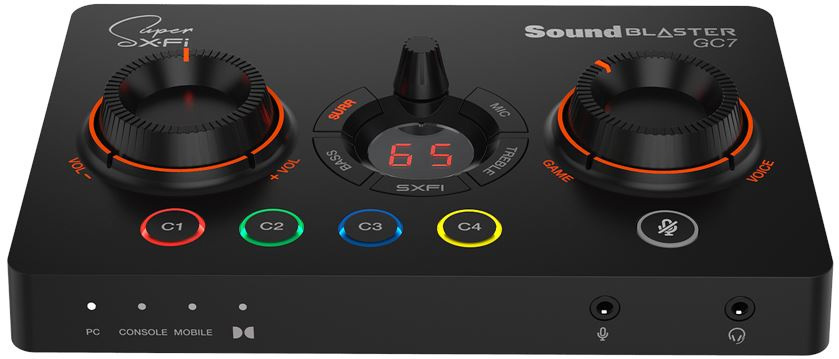 

Звуковая карта Creative USB Sound BlasterX GC7 7.1 Ret (70SB185000000)