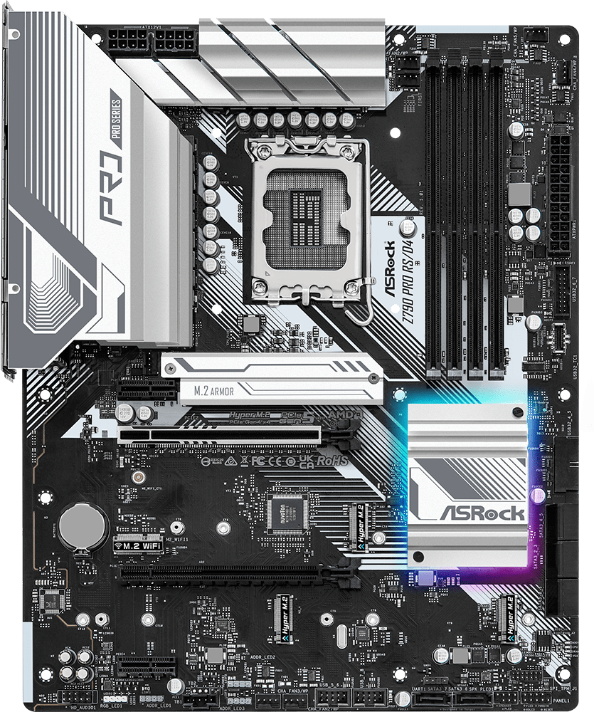 

Материнская плата ASRock Z790 Pro RS/D4