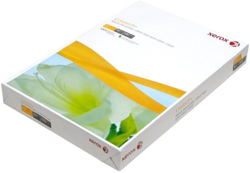 

Офисная бумага Xerox Colotech Plus A4 (90 г/м2) (003R98839), Бумага Xerox Colotech Plus A3 (90 г/м2) 003R98839
